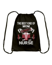 THE BEST KIND OF MOM Drawstring Bag tile