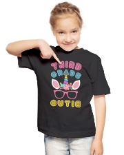 Third Grade Cutie - Unicorn Youth T-Shirt lifestyle-youth-tshirt-front-2