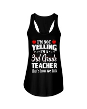 I'm Not Yelling I'm A 3rd Grade Teacher Ladies Flowy Tank tile