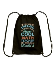 Super Cool Math Teacher Drawstring Bag tile