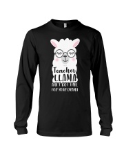 Teacher Llama Ain't Got Time For Your Drama Long Sleeve Tee tile