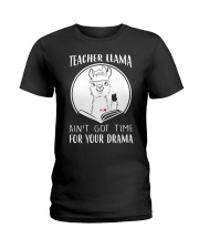 Teacher Llama Ladies T-Shirt tile