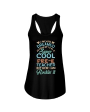 Super Cool Pre-K Teacher Ladies Flowy Tank tile