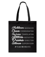TEACHER LIFE Tote Bag tile