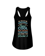 Super Cool 5th Teacher Ladies Flowy Tank tile