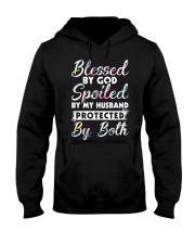 BLESSED BY GOD SPOILED BY MY HUSBAND Hooded Sweatshirt tile