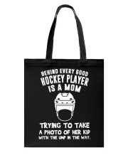 Behind every good Hockey player Tote Bag tile