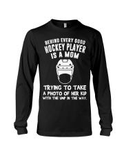 Behind every good Hockey player Long Sleeve Tee tile