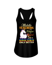 Middle Teachers Like A Unicorn Ladies Flowy Tank tile