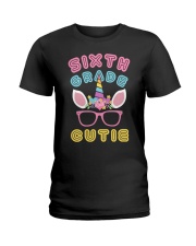 Sixth Grade Cutie - Unicorn Ladies T-Shirt tile