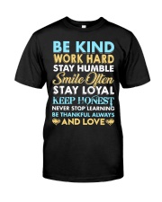 Be kind work hard stay humble smile often Premium Fit Mens Tee tile