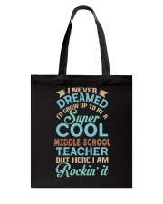 Super Cool Middle Teacher Tote Bag tile