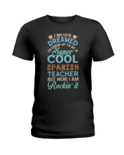 Super Cool Spanish Teacher Ladies T-Shirt tile
