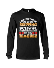 I often think of skipping school Long Sleeve Tee tile