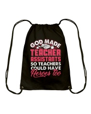 God made teacher assistants Drawstring Bag tile