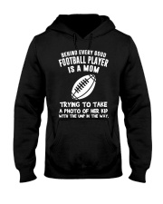 Behind every good Football player Hooded Sweatshirt tile