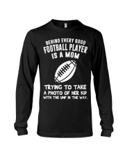 Behind every good Football player Long Sleeve Tee tile