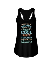 Super Cool Art Teacher Ladies Flowy Tank tile
