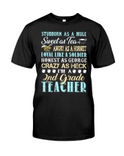 Stubborn As A Mule - 2nd Grade Teacher Premium Fit Mens Tee tile