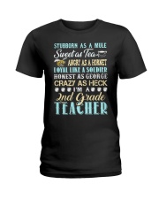Stubborn As A Mule - 2nd Grade Teacher Ladies T-Shirt tile