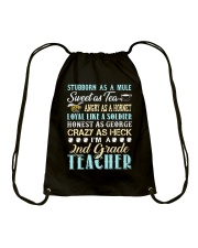 Stubborn As A Mule - 2nd Grade Teacher Drawstring Bag tile
