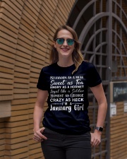 Stubborn As - January Girl Ladies T-Shirt lifestyle-women-crewneck-front-2