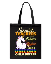 Spanish Teachers Like A Unicorn Tote Bag tile
