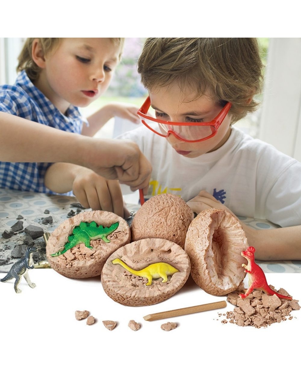 Dinosaur Egg Tyrannosaurus Model Toys Scientific Mining Educational Toy Dinosaur Archeology Digging For Kids Children template