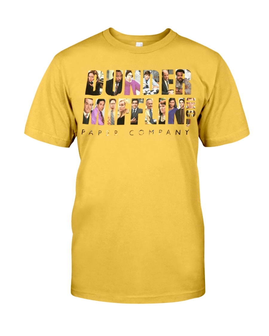 The Office Dunder Mifflin Yellow Classic T-Shirt