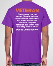 Veteran Character Classic T-Shirt garment-tshirt-unisex-back-04