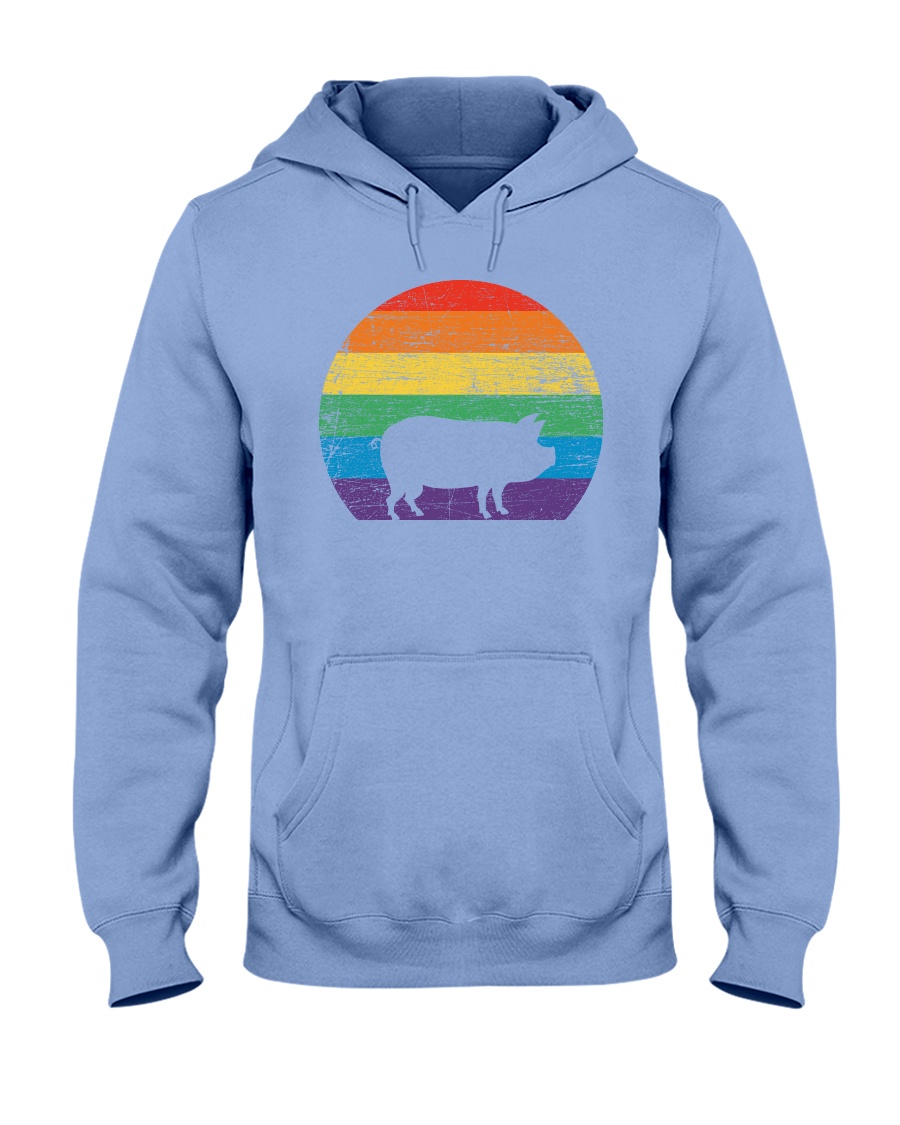 Pig Lover Pride Hooded Sweatshirt