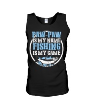 Paw Paw Is My Name Fishing Is My Game Shirt Unisex Tank thumbnail