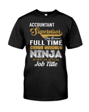 Accountant Supervisor Ninja Classic T-Shirt thumbnail