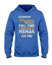 Accountant Supervisor Ninja Hooded Sweatshirt front