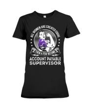 Account Payable Supervisor Become Premium Fit Ladies Tee thumbnail
