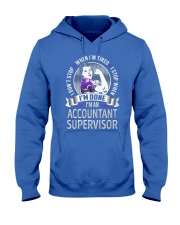 Accountant Supervisor Never Stop Hooded Sweatshirt front