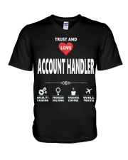 Account Handler V-Neck T-Shirt thumbnail