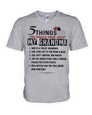 5 Things My Grandma V-Neck T-Shirt thumbnail
