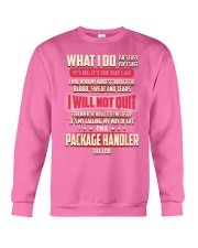 Package Handler - What I do Job Title Crewneck Sweatshirt thumbnail