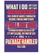 Package Handler - What I do Job Title 11x17 Poster thumbnail