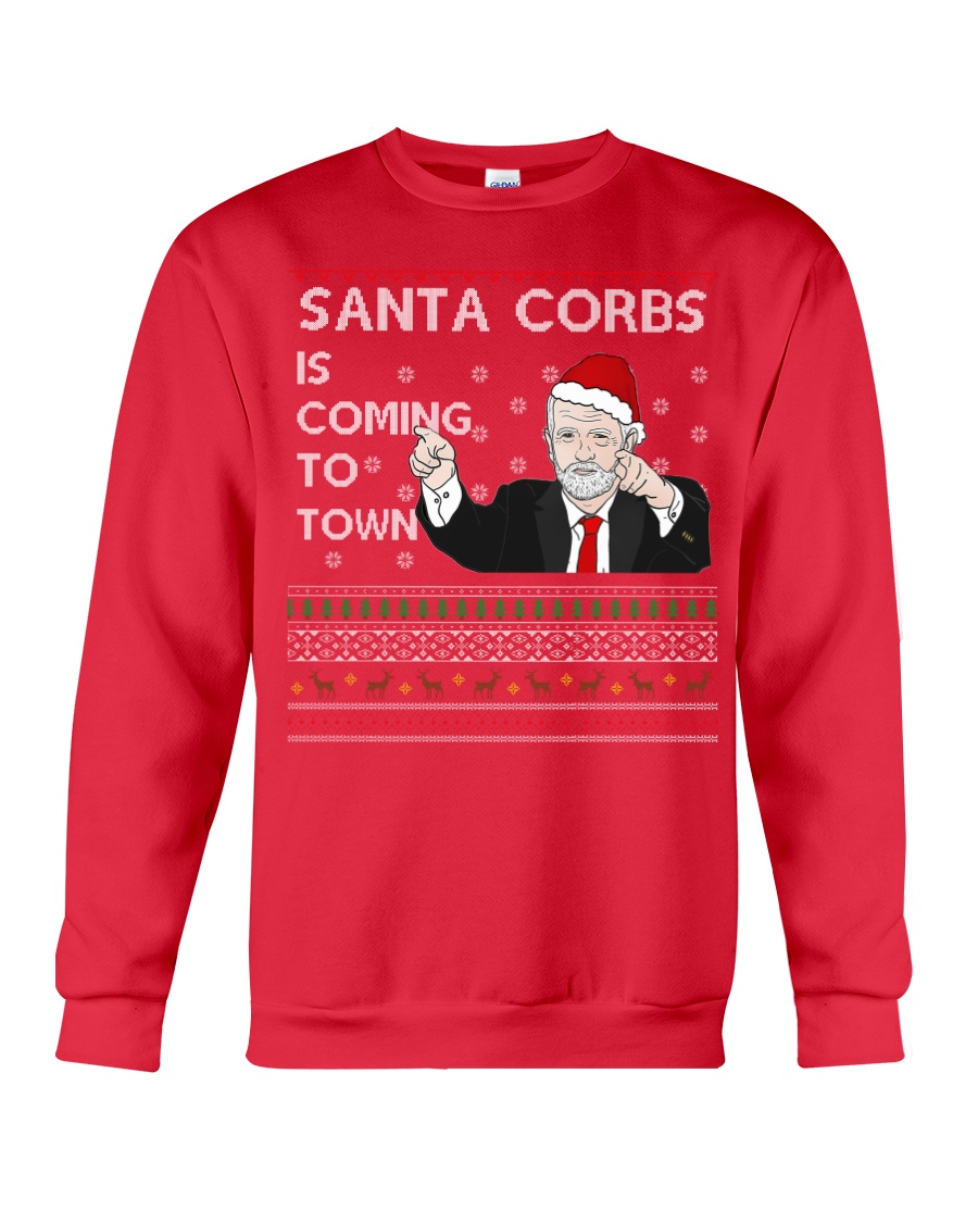 Limited Edition Santa Corbs Is Coming To Town Crewneck Sweatshirt