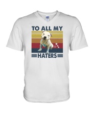 to All My Hater Vintage Shirt V-Neck T-Shirt tile