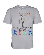 Oh the places you'll go when you read V-Neck T-Shirt thumbnail
