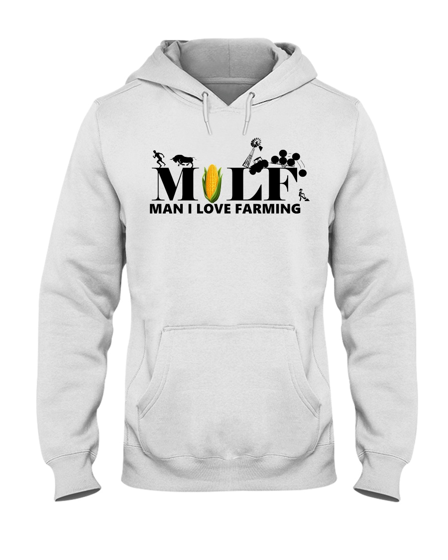 MILF Man I Love Farming Hooded Sweatshirt