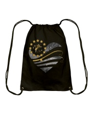 Fishing heart Drawstring Bag tile