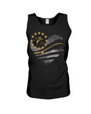 Fishing heart Unisex Tank tile