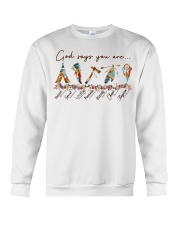 native god says you are Crewneck Sweatshirt tile
