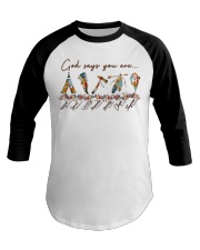 native god says you are Baseball Tee tile