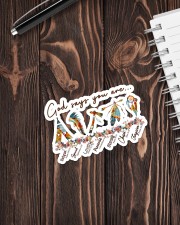 native god says you are Sticker - Single (Vertical) aos-sticker-single-vertical-lifestyle-front-05