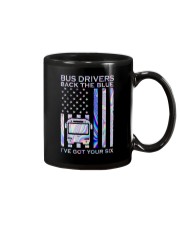 City Bus Drivers Back The Blue 2 Sides Mug tile